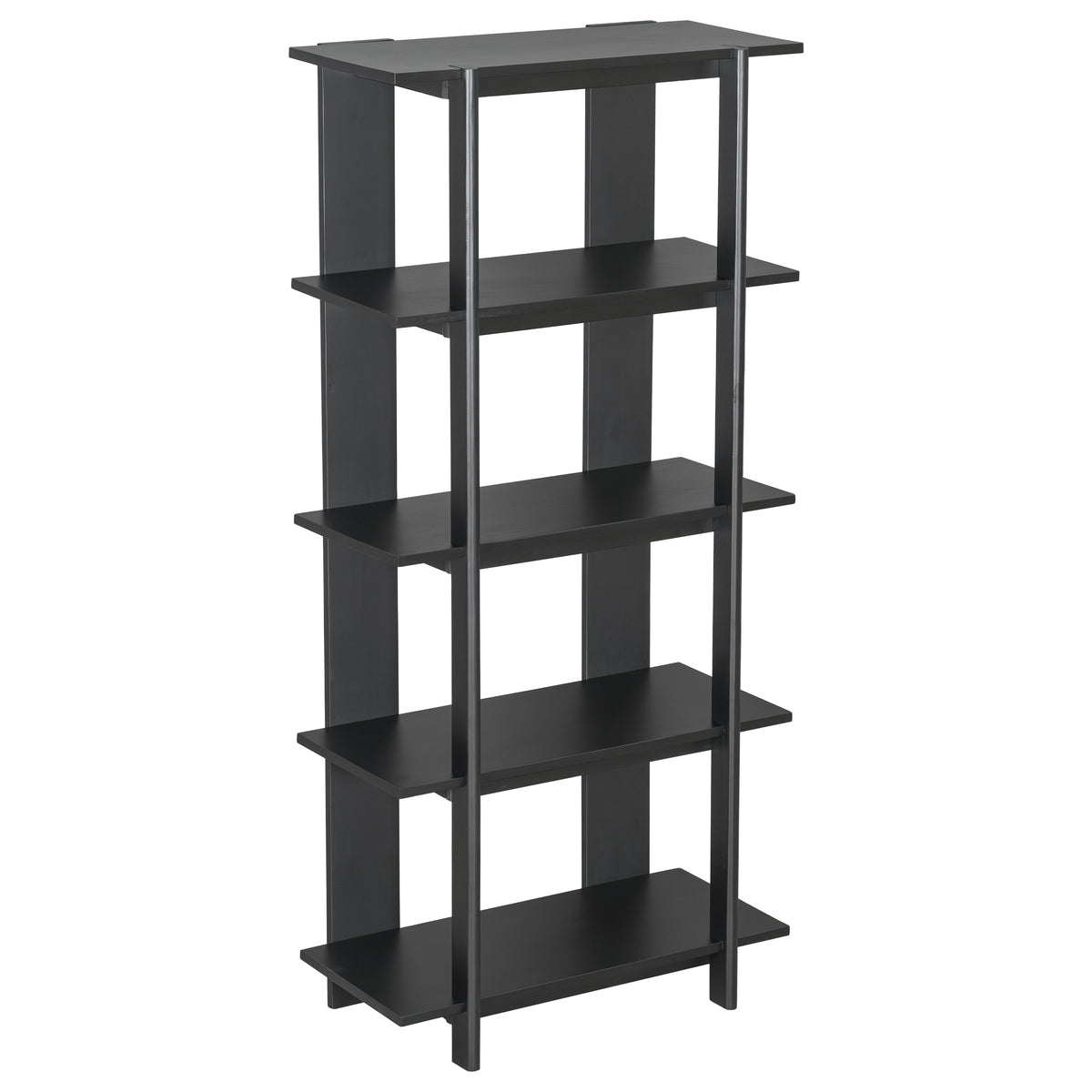 4-Tier Wooden Open Bookcase