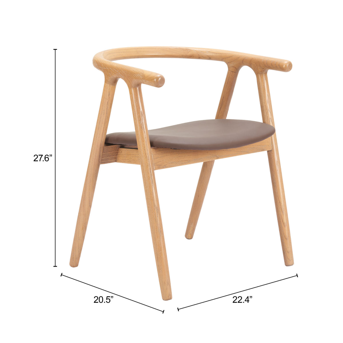 Zuo Modern Peker Dining Chair (Set of 2)