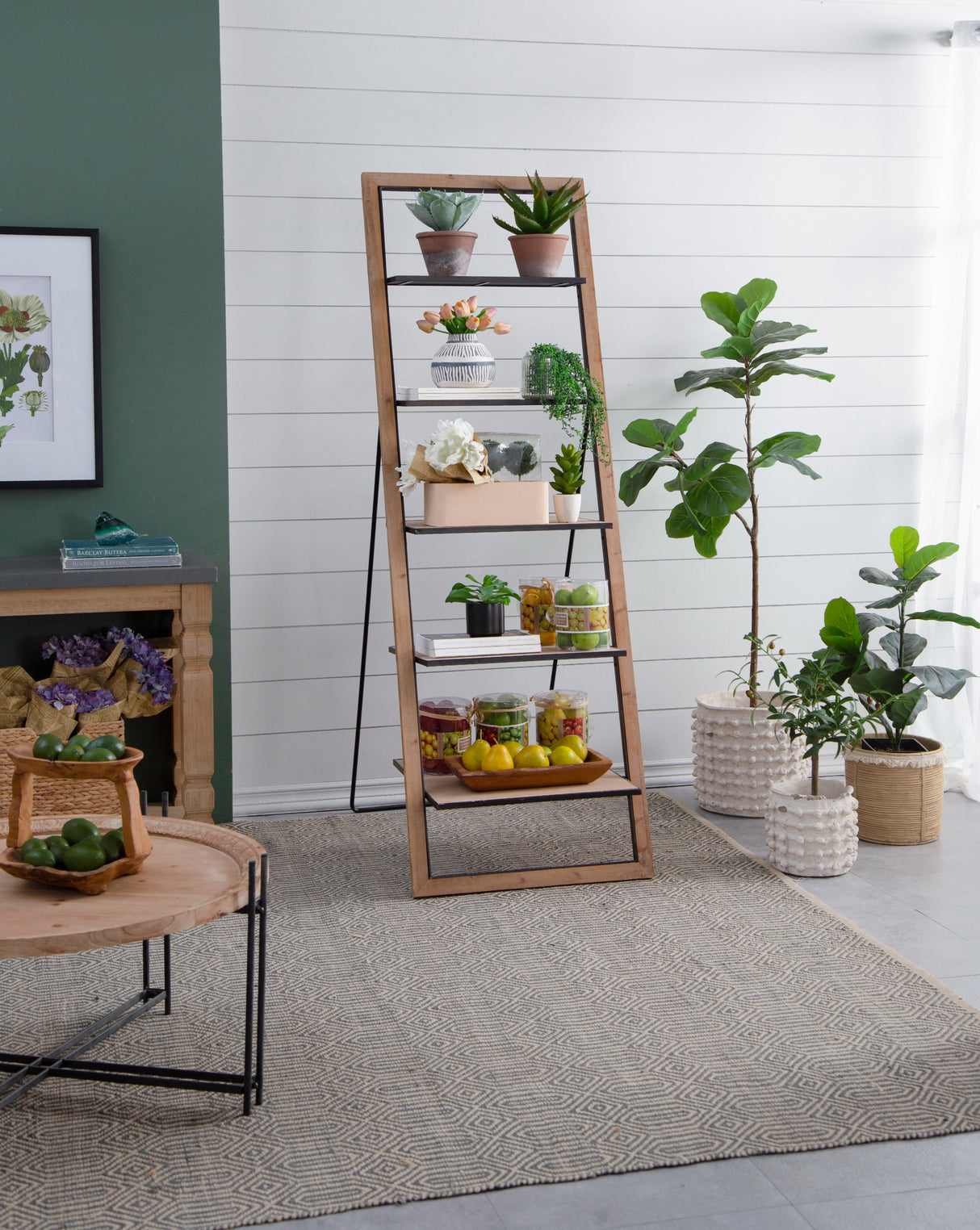 25x26.5x72.5" Wood Shelf