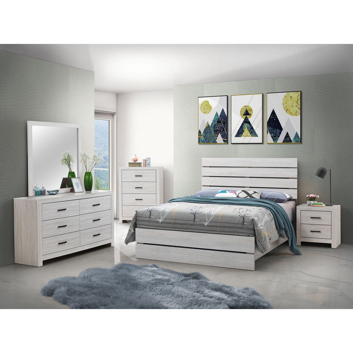 Geary - Panel Bed