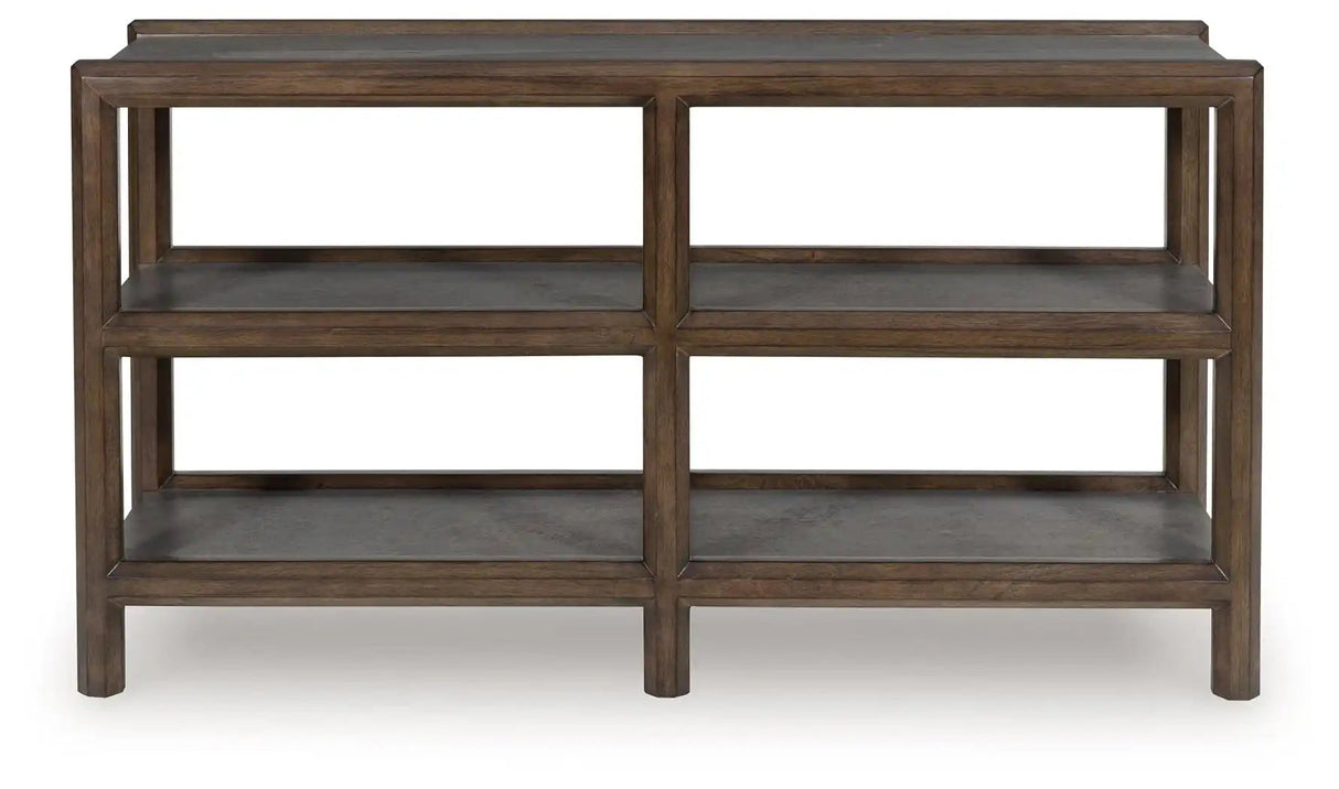 Kallenny - Sofa Table - Brown / Gray - Best Buy Furniture