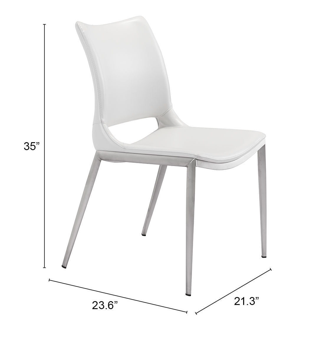 Zuo Modern Ace Dining Chair (Set of 2)