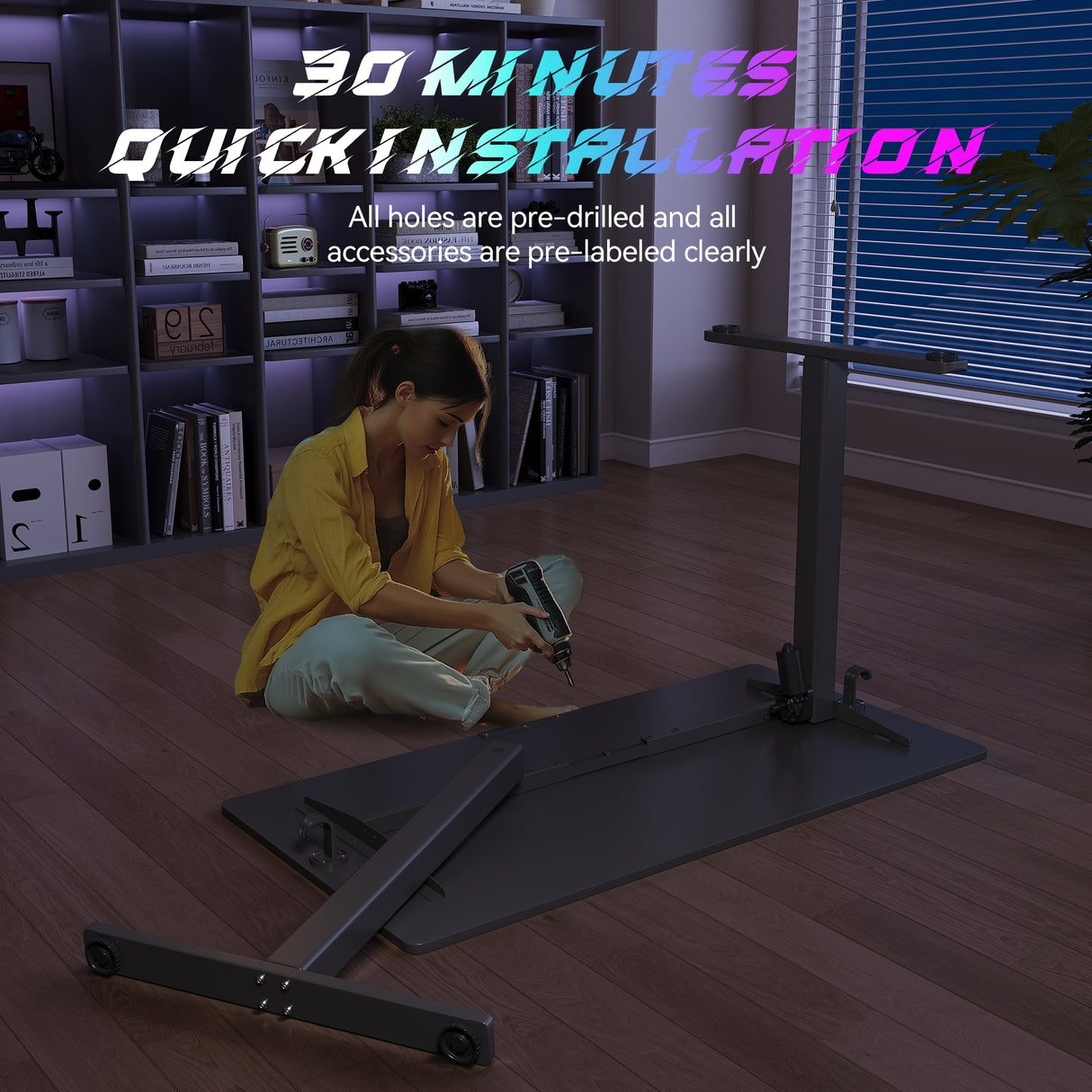 48"×24" Electric Standing Desk
