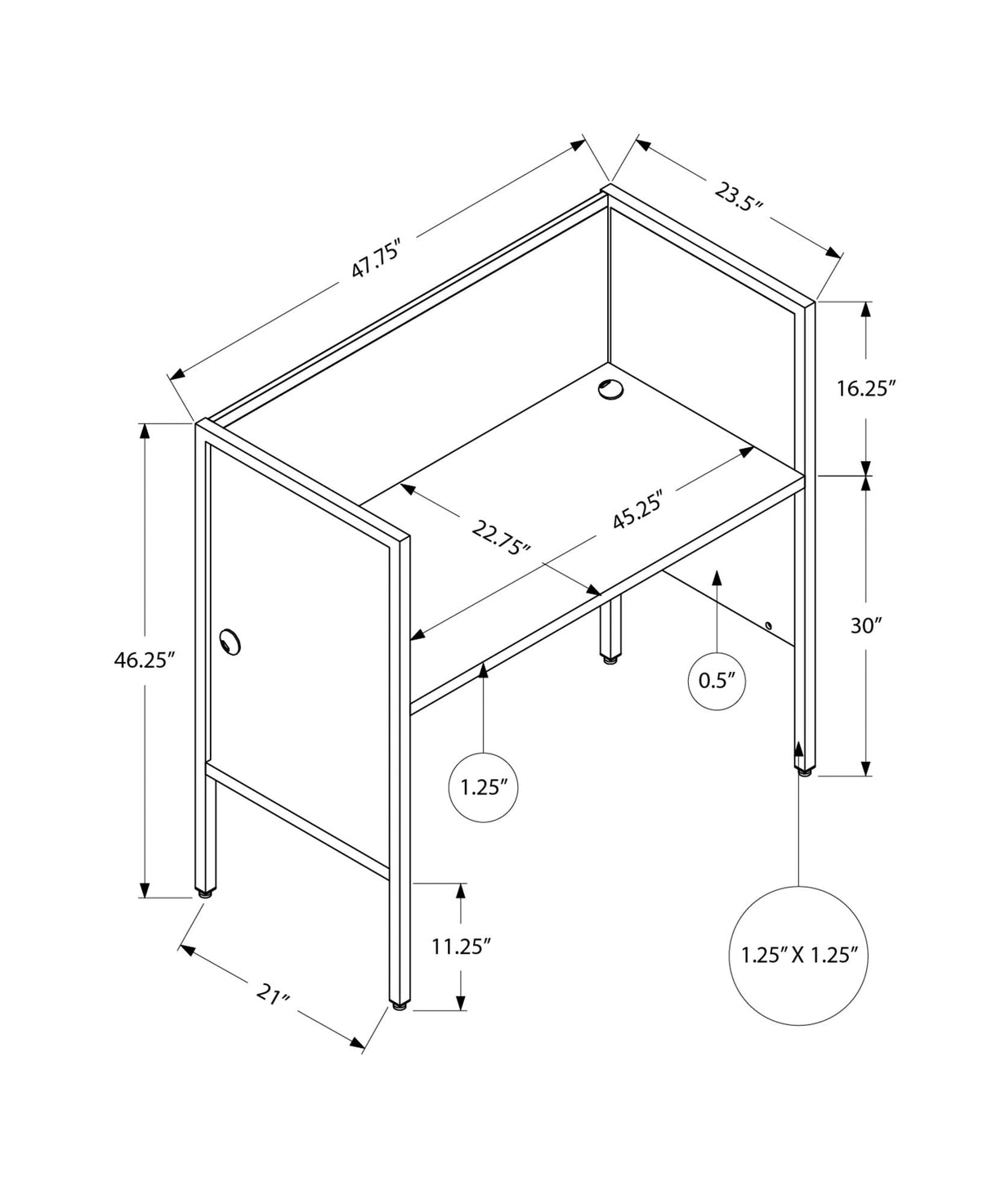 Office Cubicle, Desk, Commercial Grade, Contemporary & Modern - Best Buy Furniture