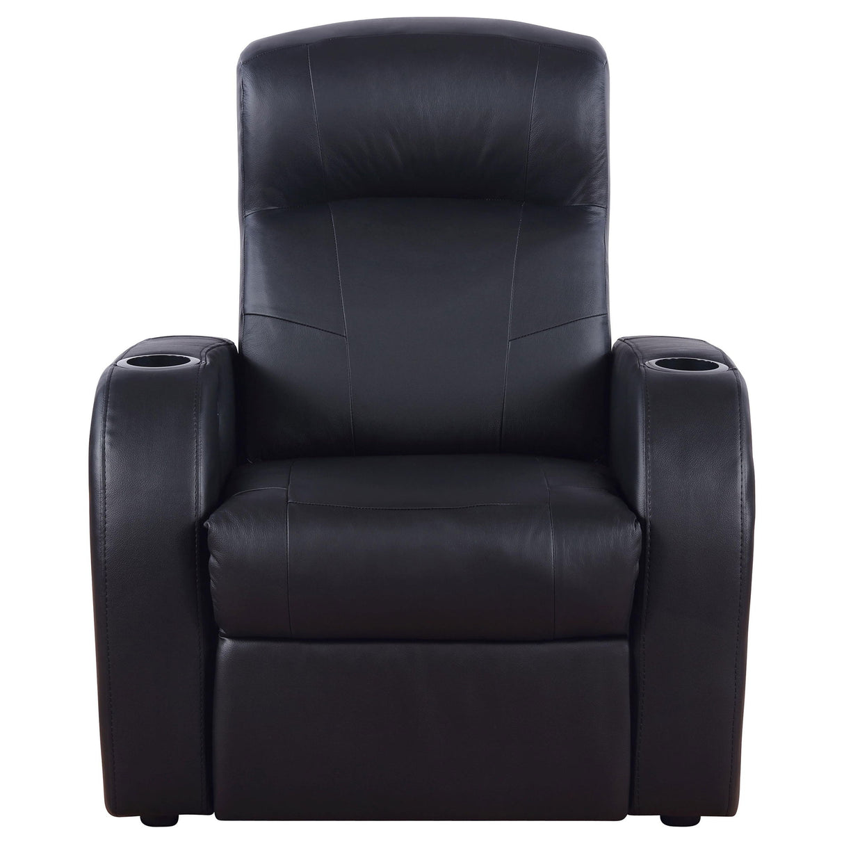Greenfield - 3 Seater Home Theater With Storage - Black