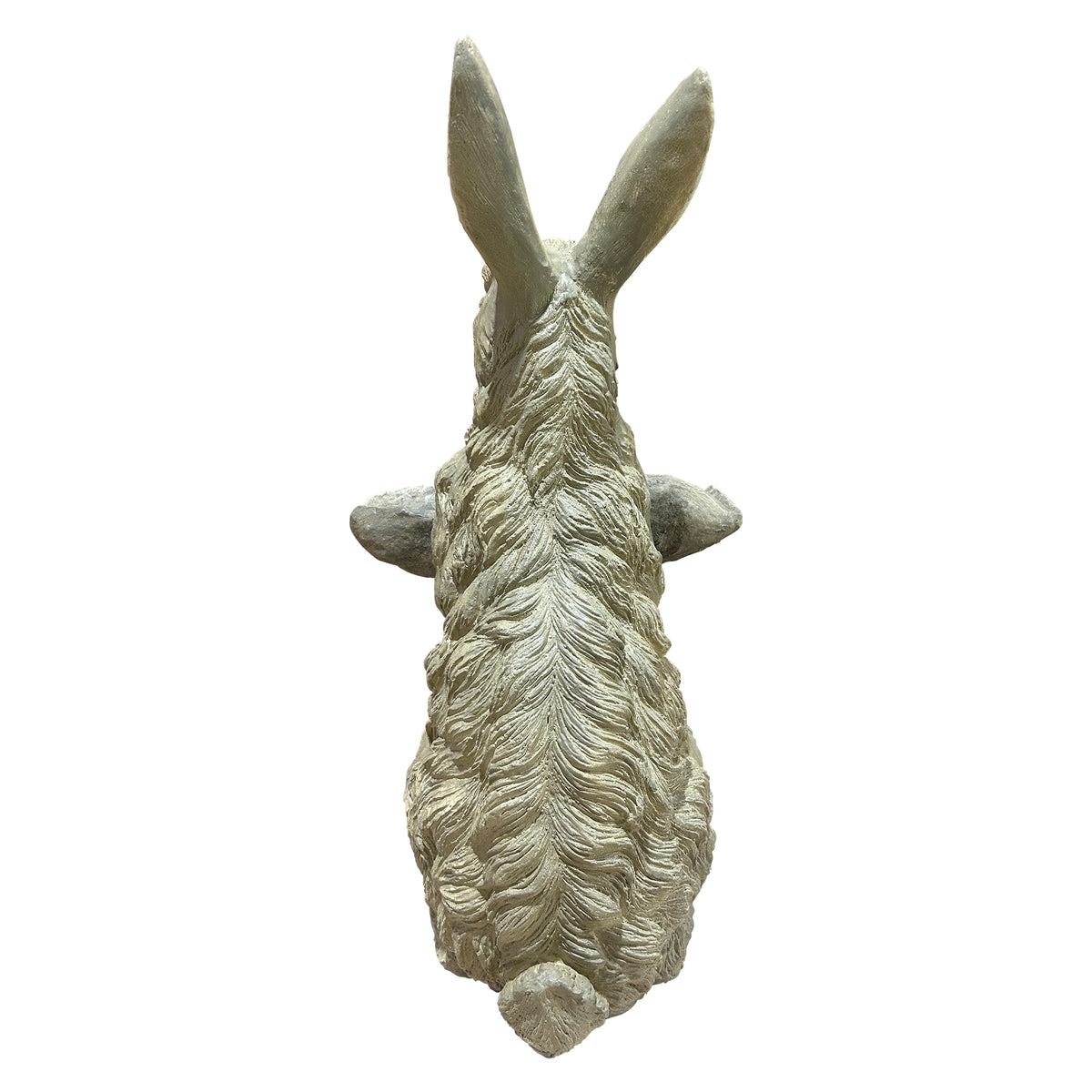 Magnesium Oxide Bunny Statue Holding Decor
