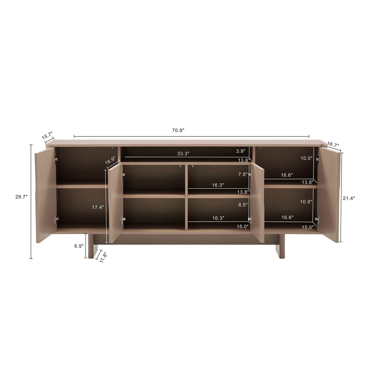 Ella - Sideboard With Adjustable Shelves