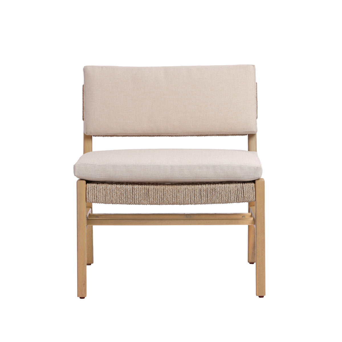 OMI Lounge Chair Acacia and Rope