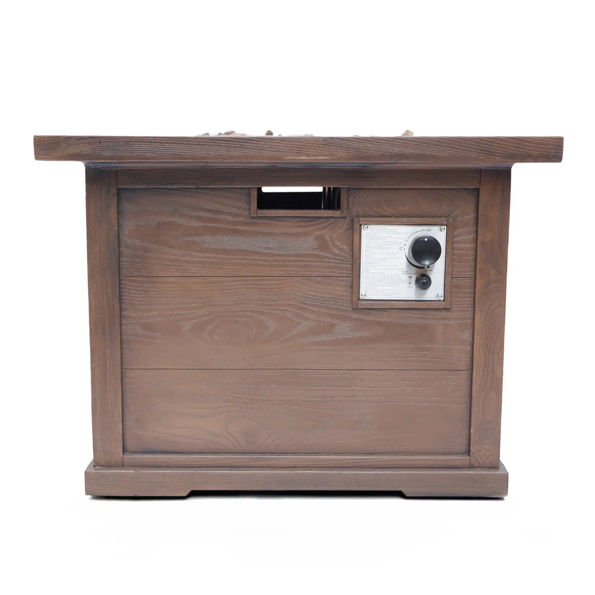 Outdoor Patio Square Gas Burning Mgo Fire Pit, Tank Inside, 40000 Btu - Best Buy Furniture