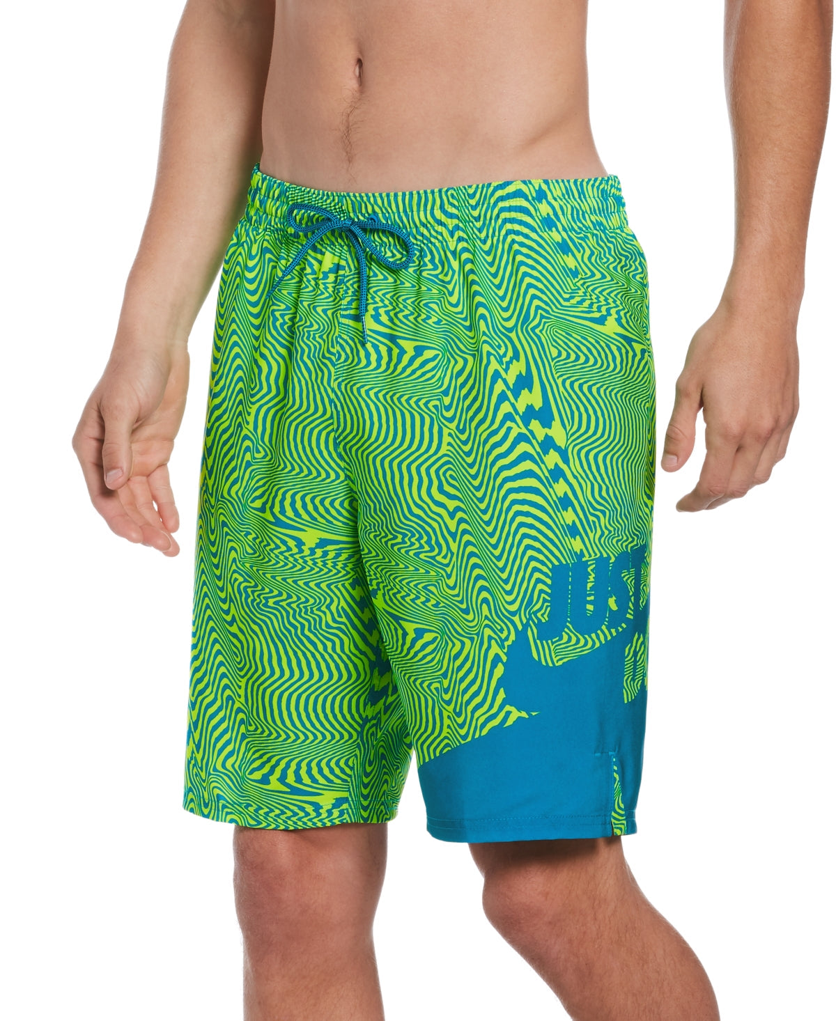 Nike Men s JDI Liquefy Vital 9 Volley Swimsuit Board Shorts Medium Laser Blue NESSB511-406