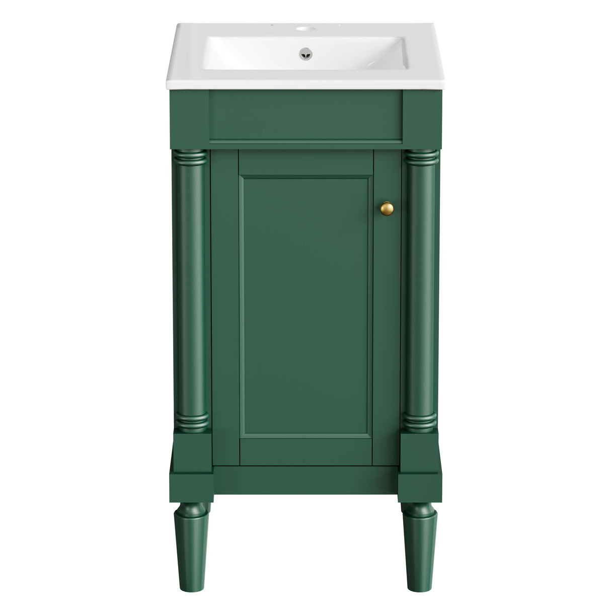 French Style Bathroom Cabinet With Sink, Adjustable Shelf