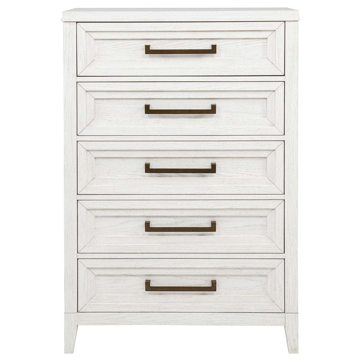 Inverness - 5 Drawer Bedroom Chest - White