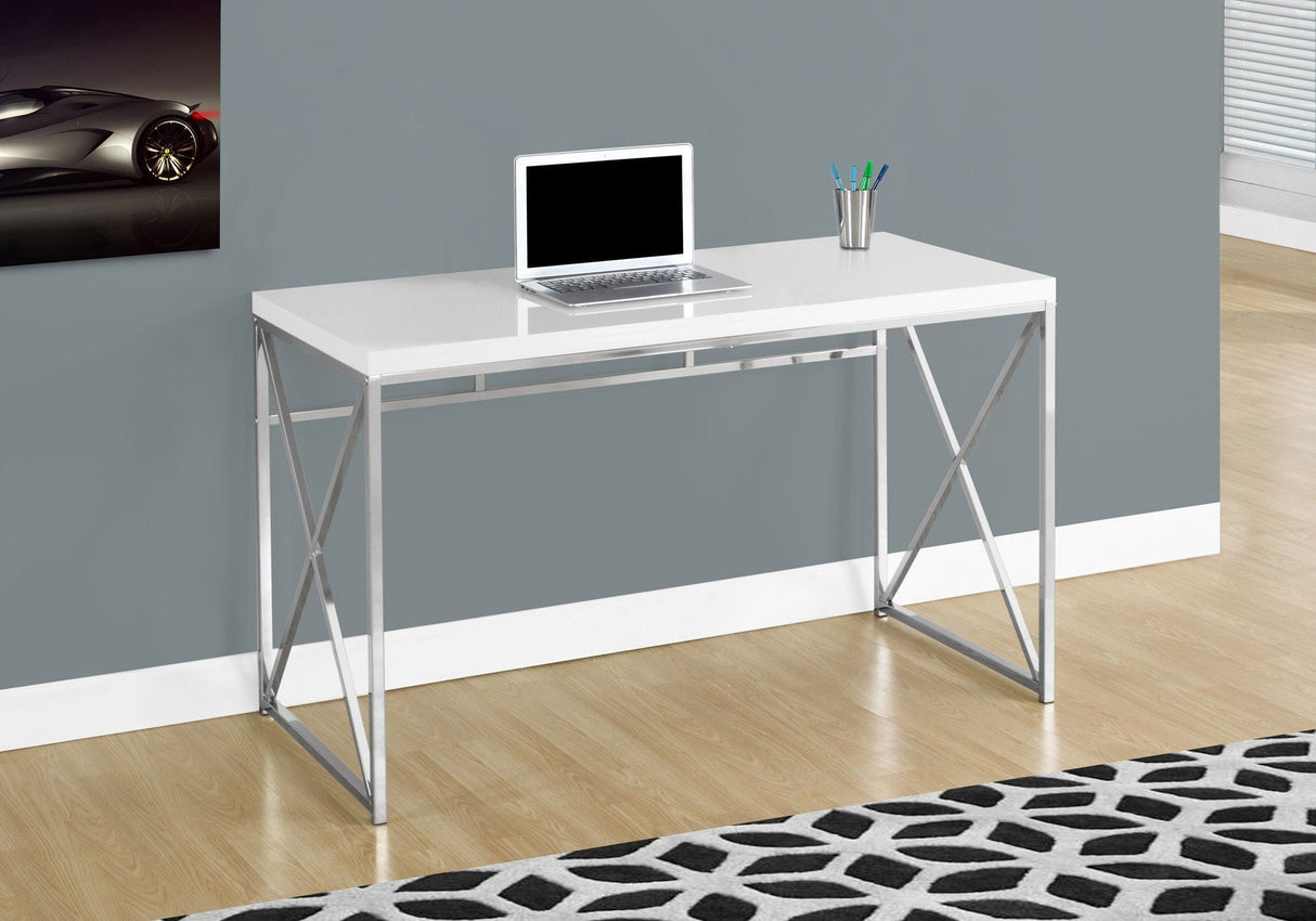 Computer Desk For Home Office, Laptop, Glossy Contemporary & Modern - Best Buy Furniture