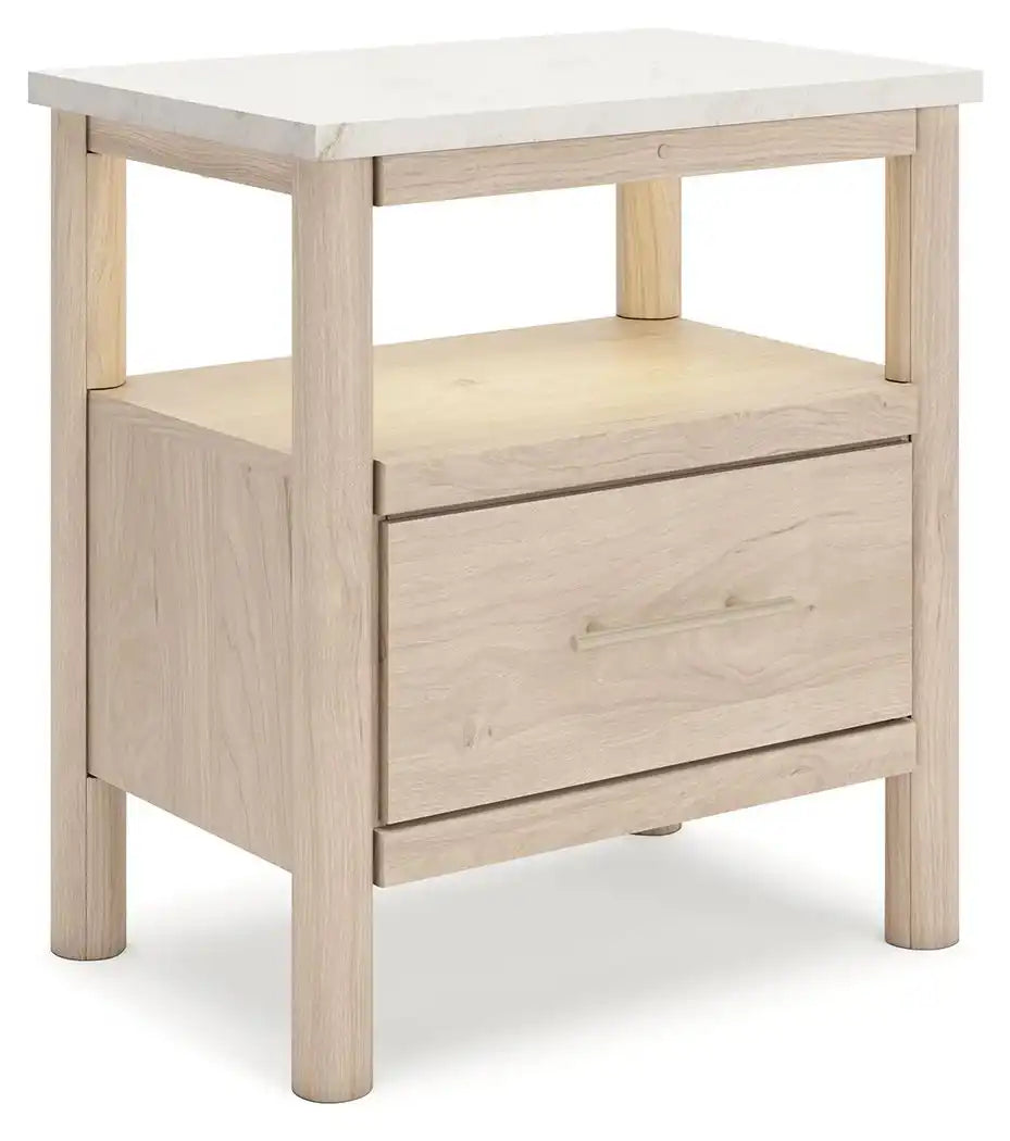 Cadmori - One Drawer Night Stand - Best Buy Furniture