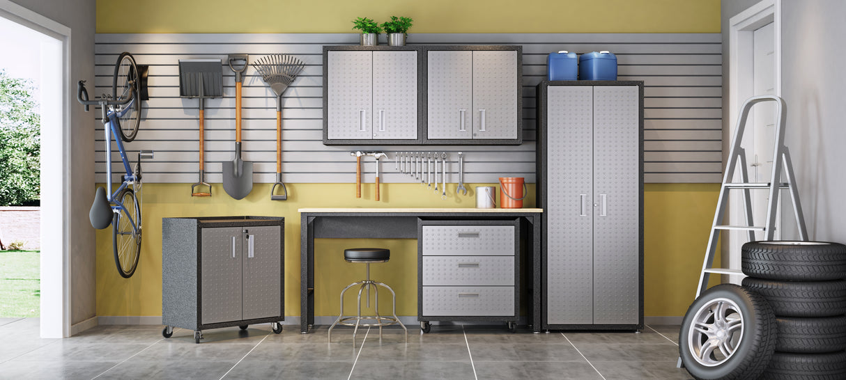 Floating Garage Cabinet