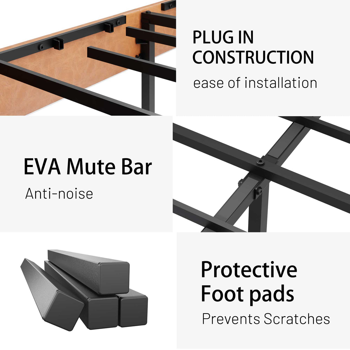 Vintage Under Bed Storage And Square Platform Design