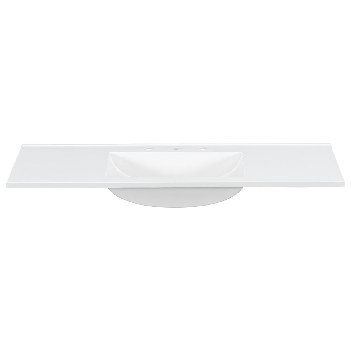 48" Composite Bathroom Vanity Top with Integrated Basin