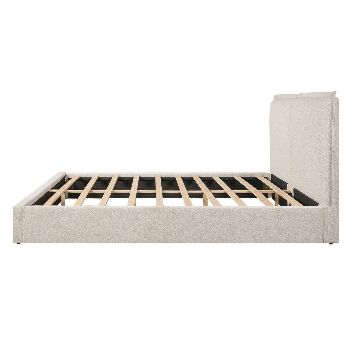 Double-Pillow Upholstered Bed Design