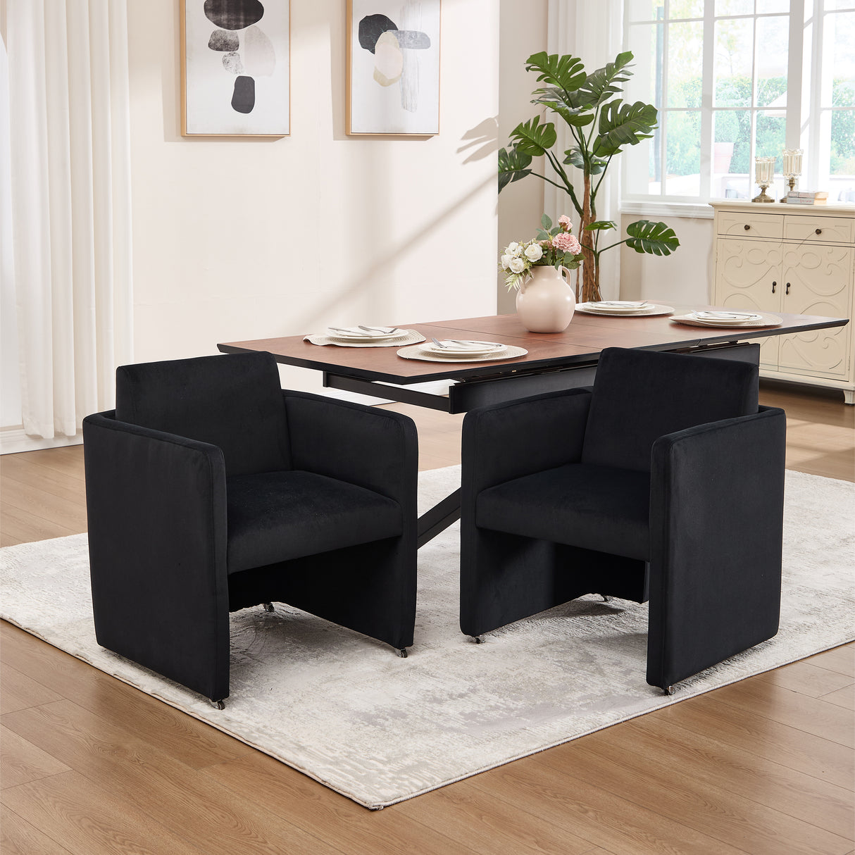 Modern Barrel Dining Chair
