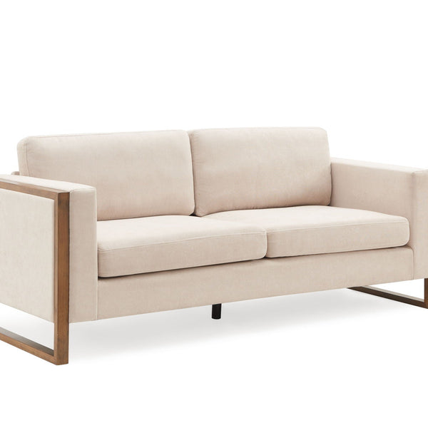 Modern Sofa With Solid Wood Legs, 3 Seater - Best Buy Furniture