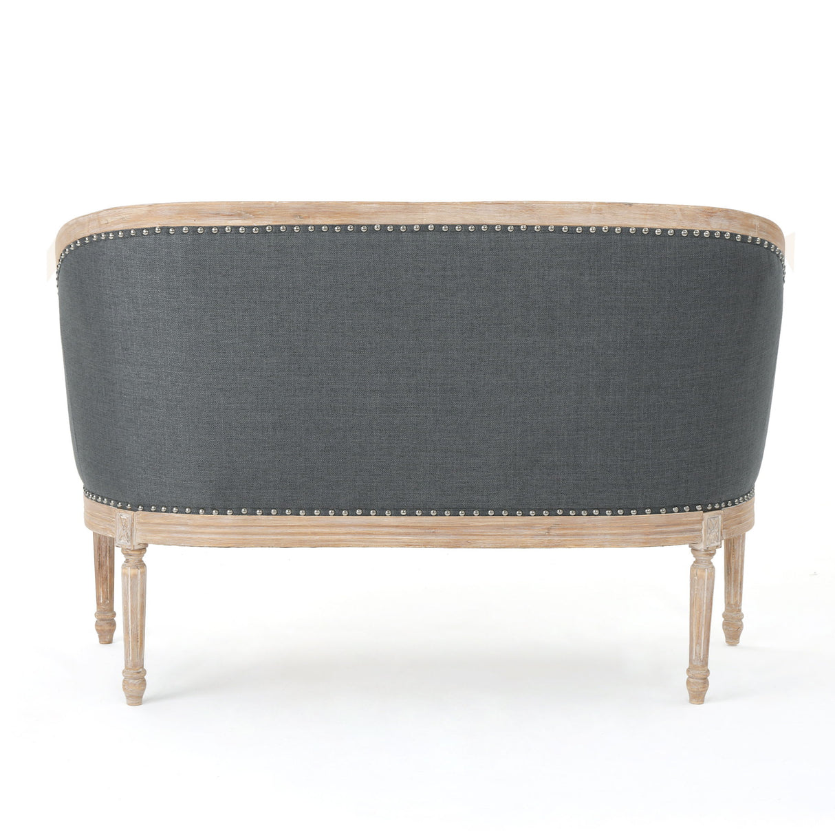 French Country Chesterfield Style Tufted Loveseat