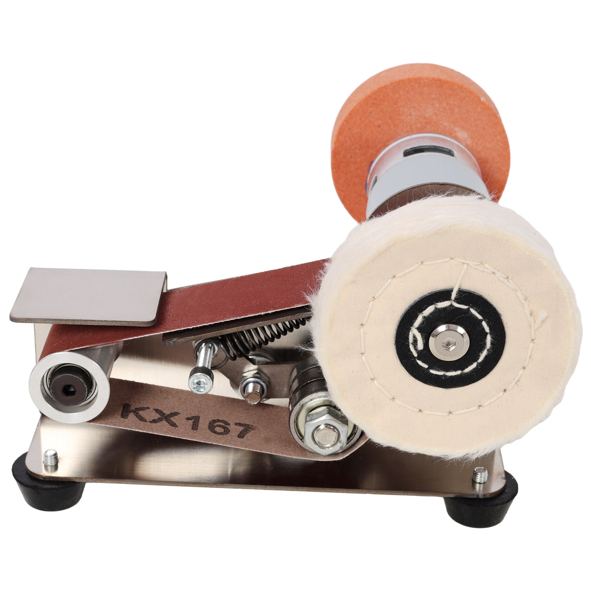 Mini Belt Sander, Electric Small Sander with 7 Adjustable Speeds