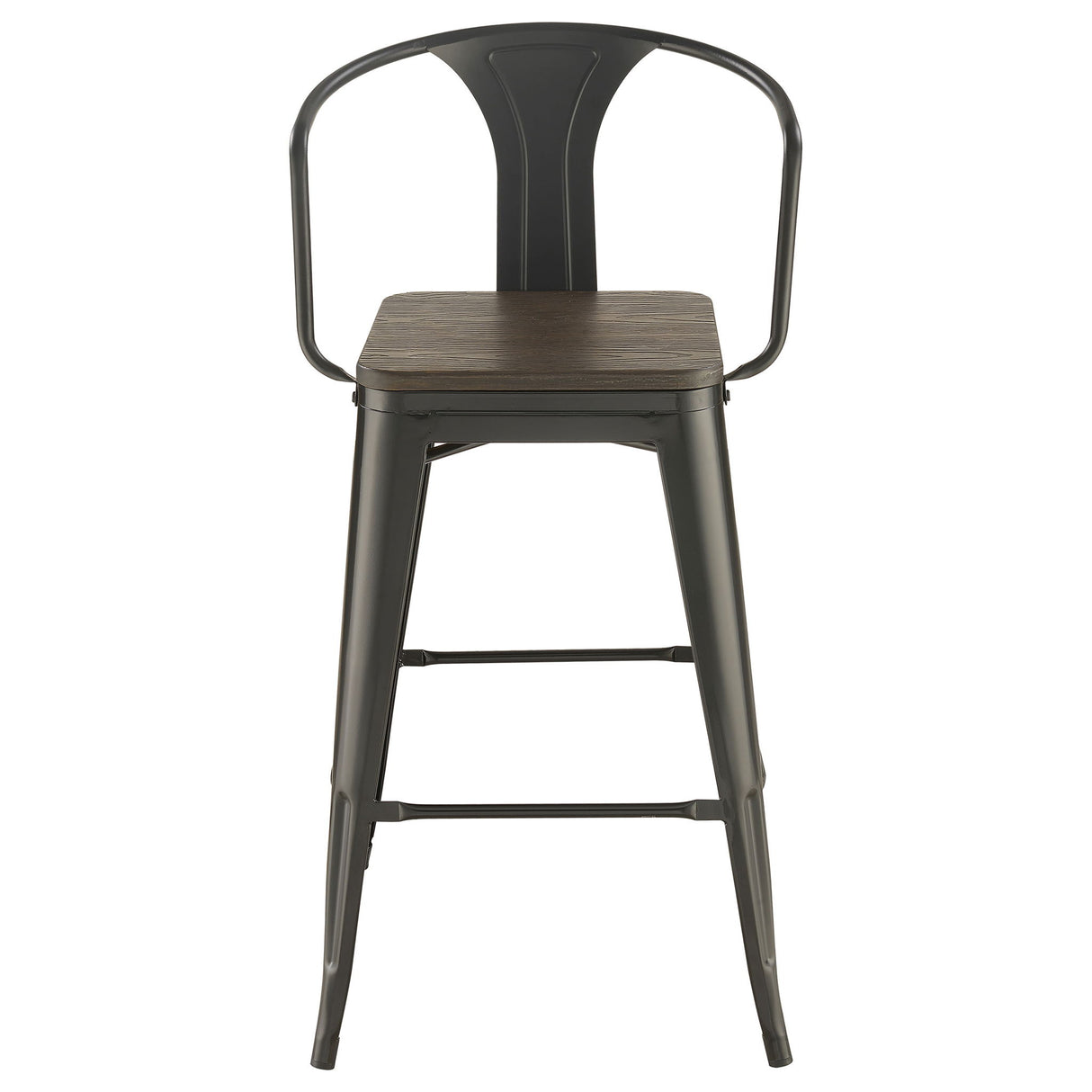 Staccato - 3 Piece Square Bar Table Set - Dark Brown