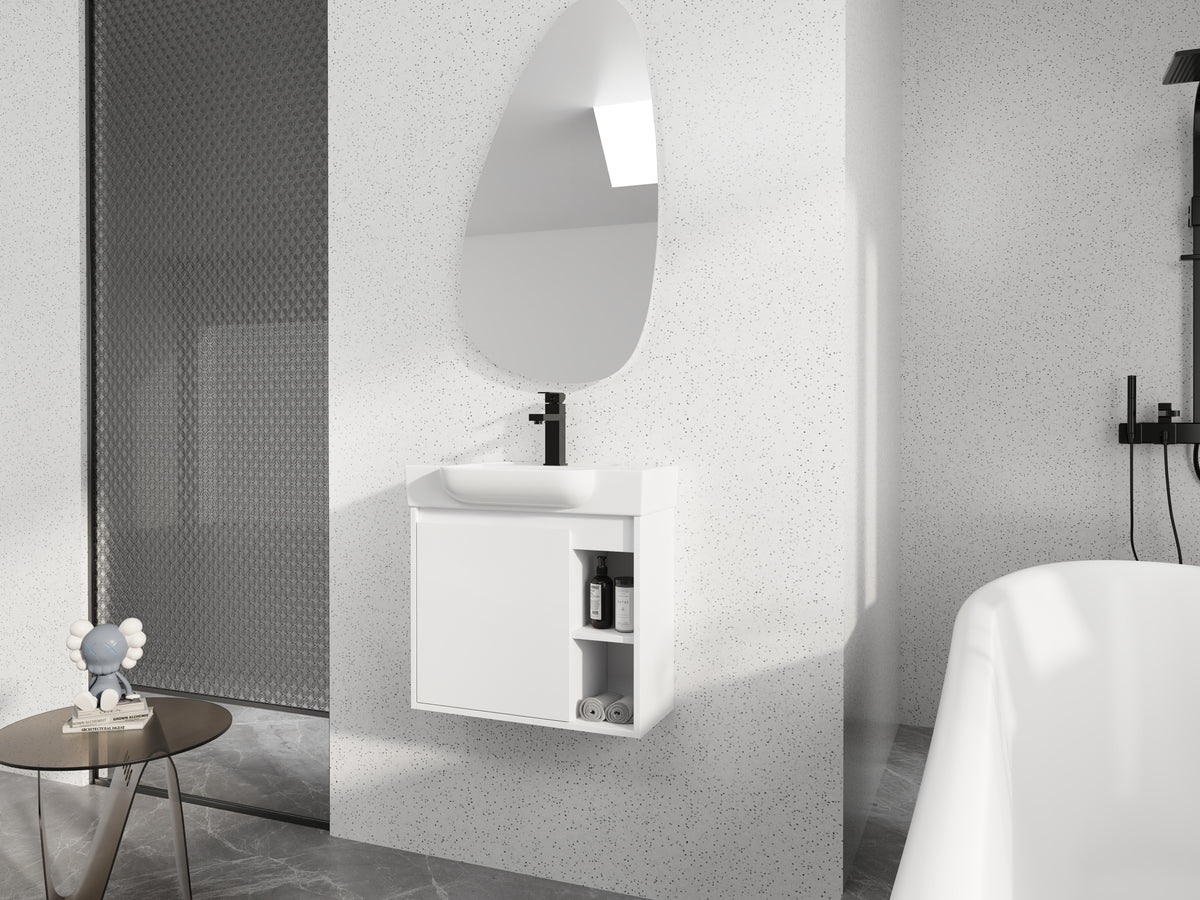 24'' Wall-Mounted Bathroom Vanity
