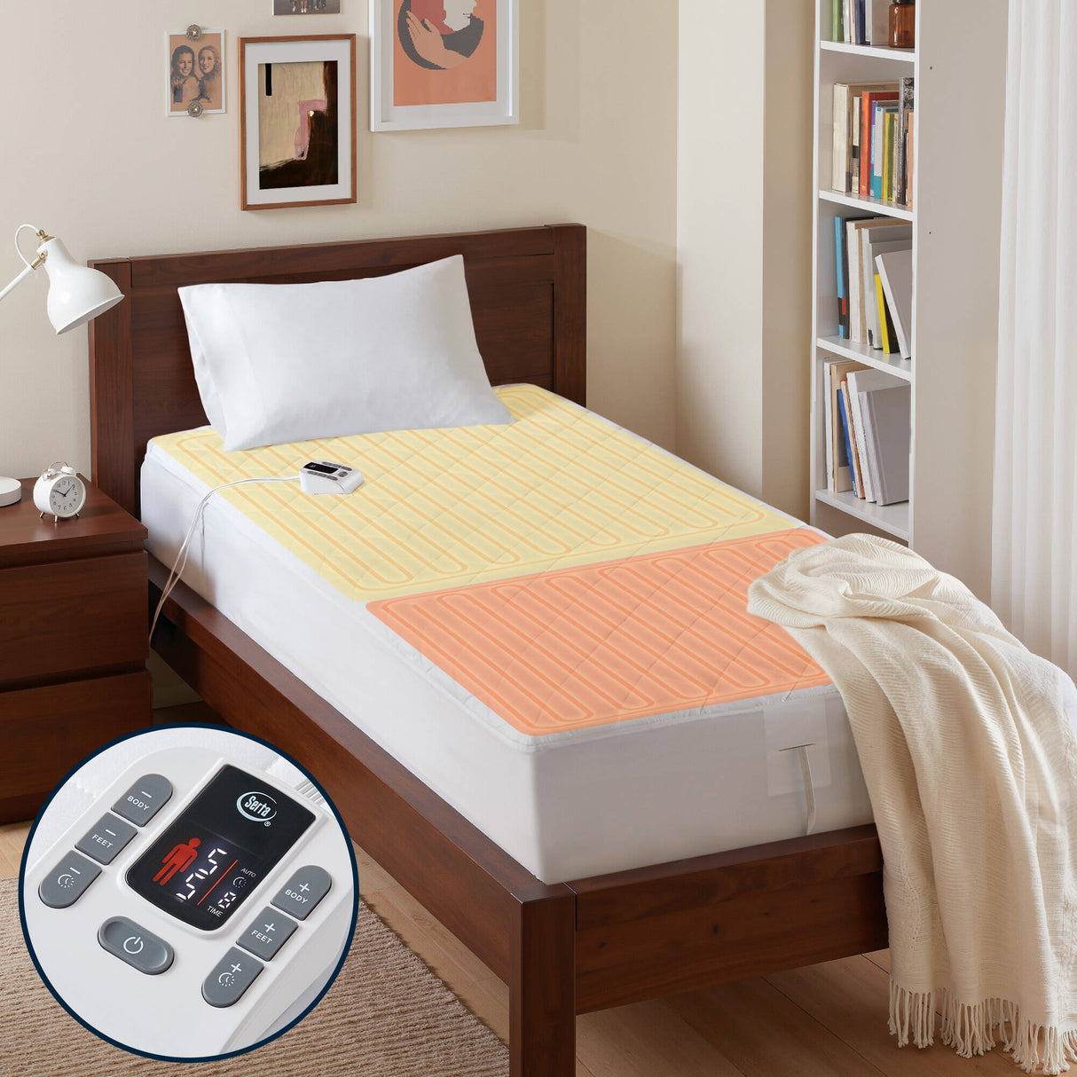 1-Piece Full Heated Mattress Pad