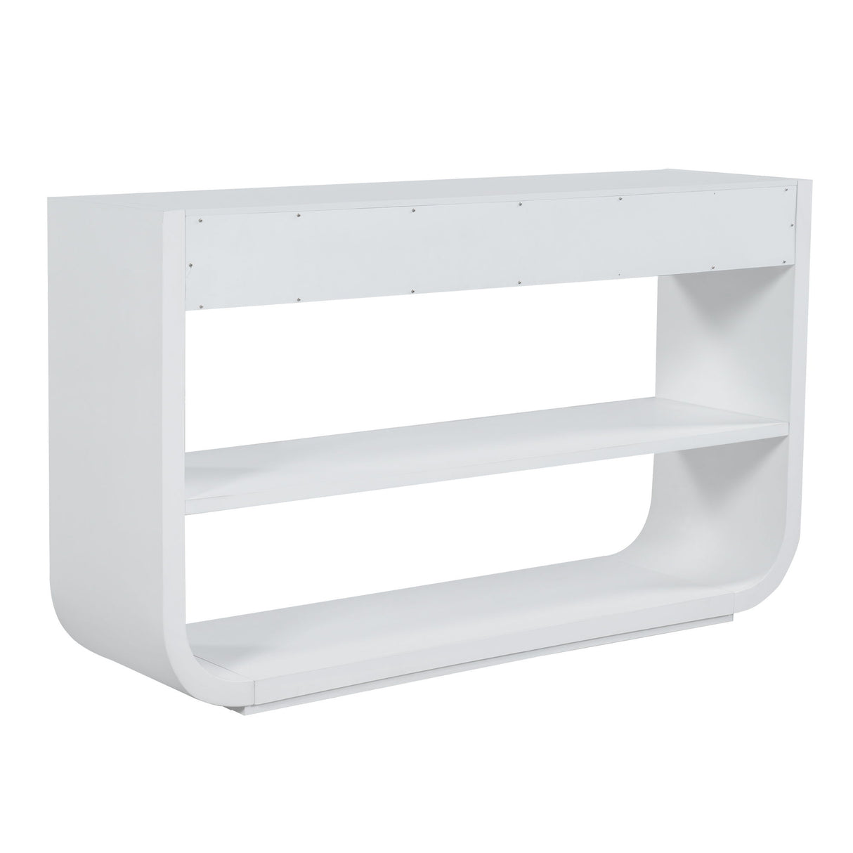 Console Table With 3 Soft Close Drawers & 2 Open Shelves