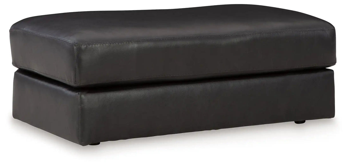 Amiata - Ottoman - Onyx - Best Buy Furniture