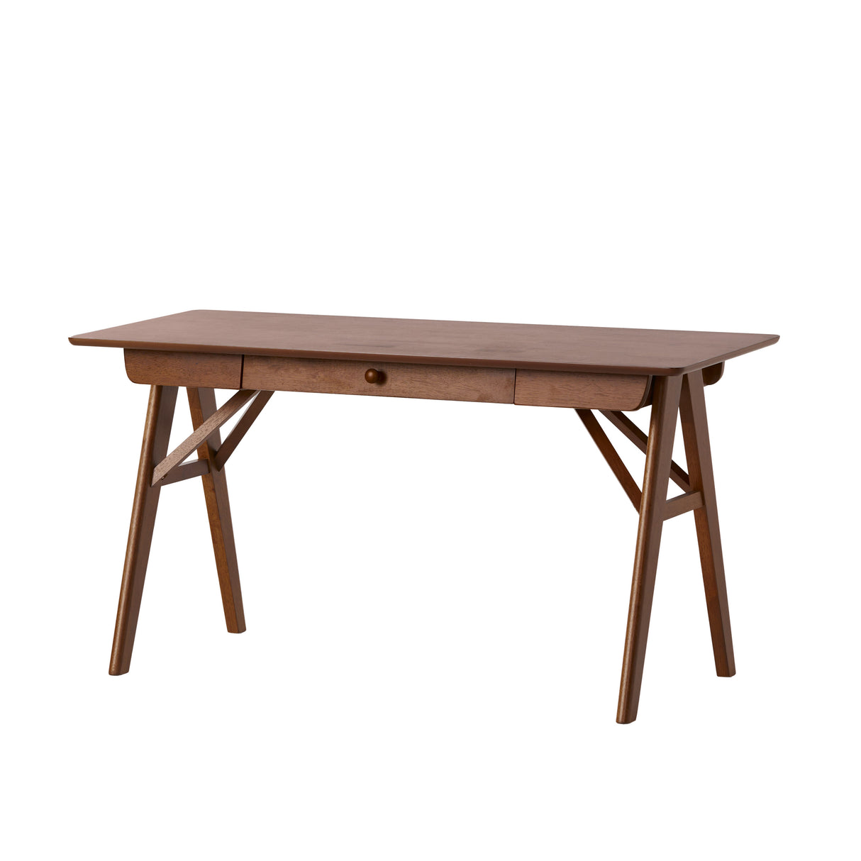 Wood Desk with Drawers for Small Spaces