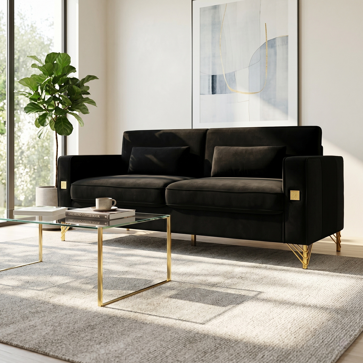 Luxury Velvet Sofa
