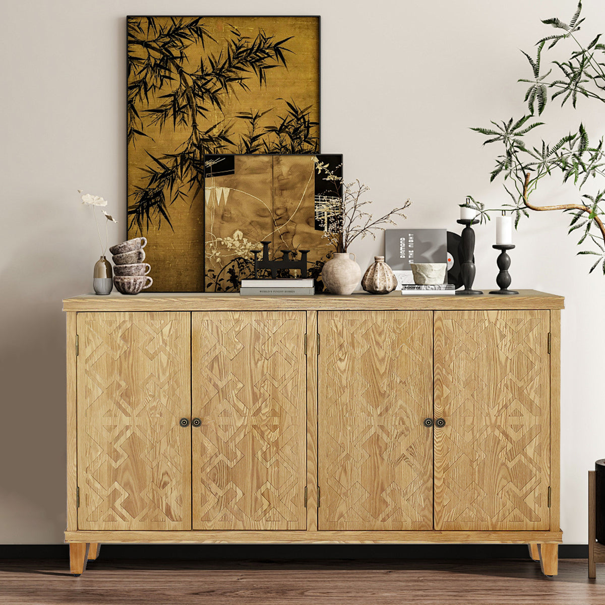 Vintage Corner Cabinet