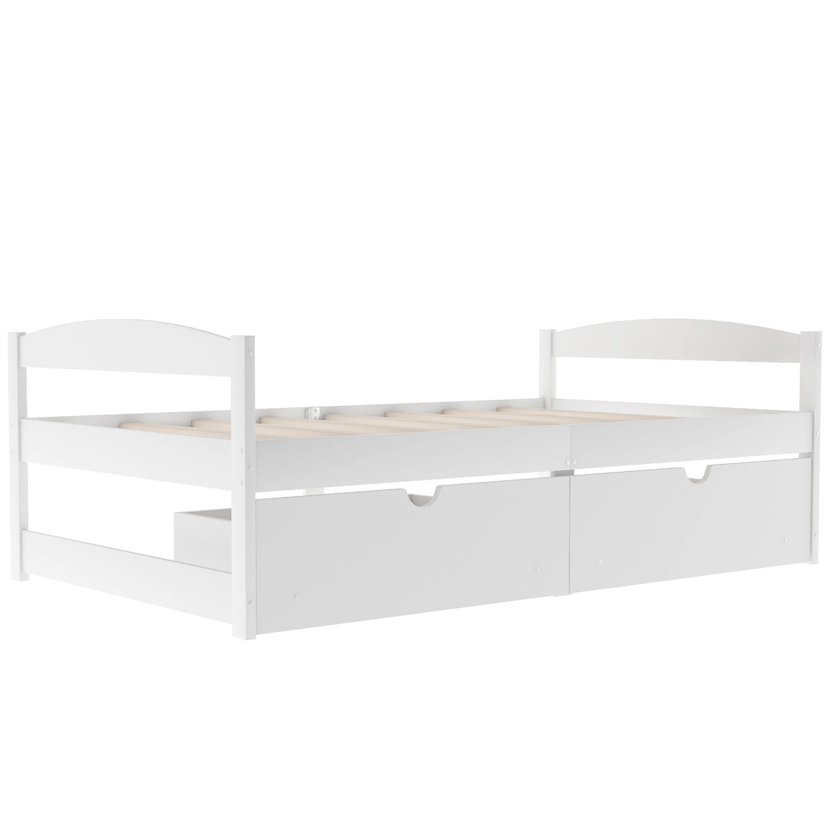 Platform Bed With 2 Drawers