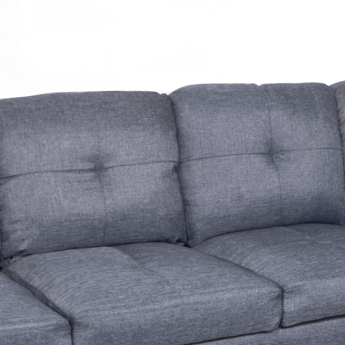 3 PC Sectional Sofa Set, Gray