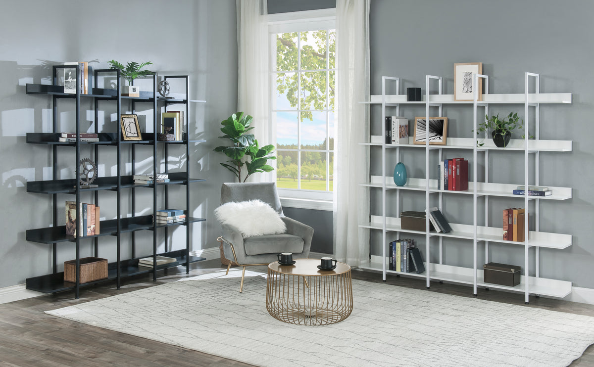 5 Tier Vintage Industrial Style Bookshelf