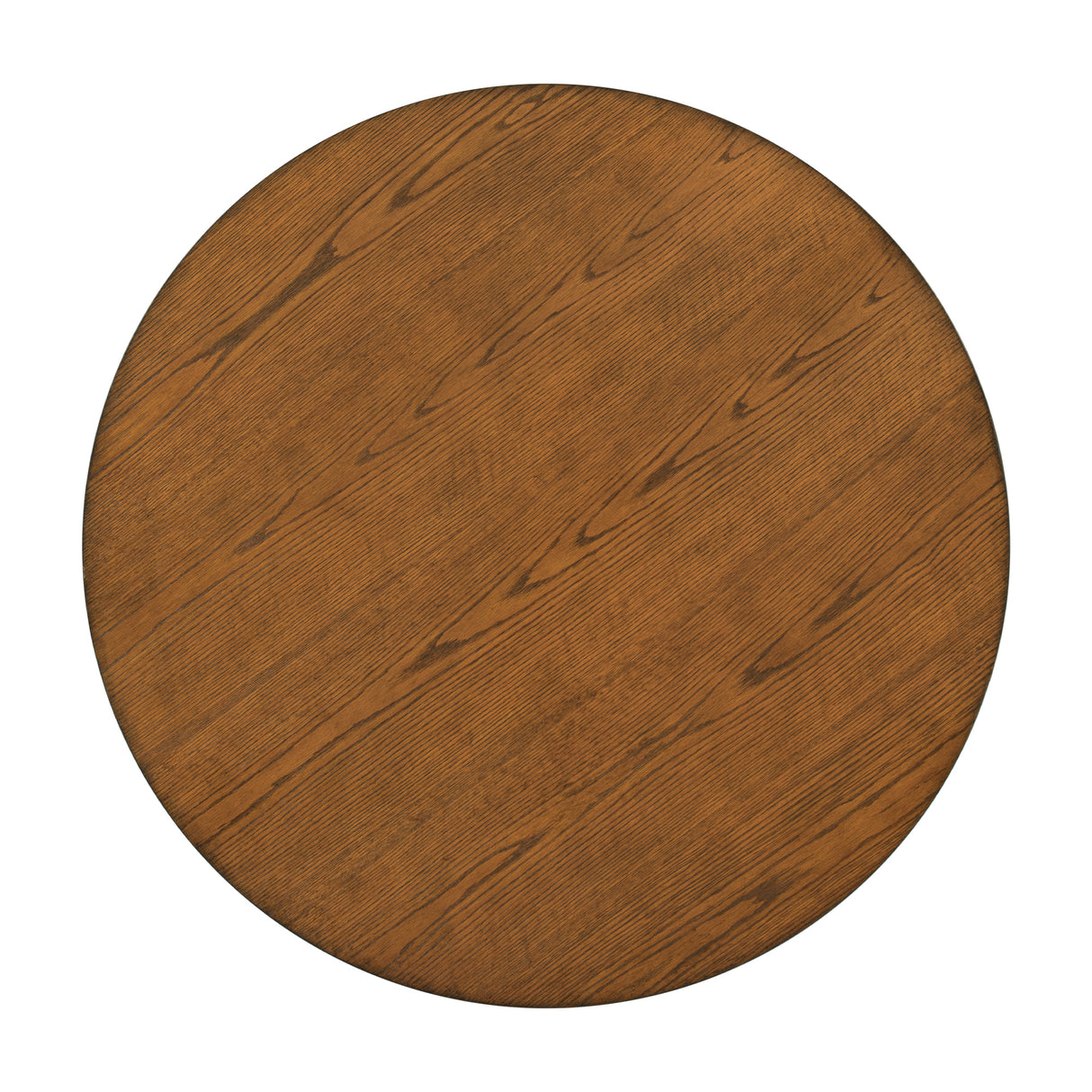 TOPMAX Mid-Century Solid Wood Round Dining Table for Small Places