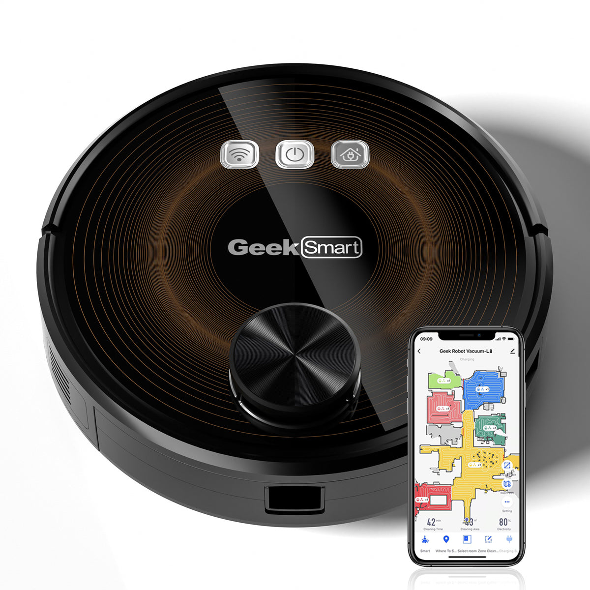Geek Smart L8 Robot Vacuum Cleaner and Mop