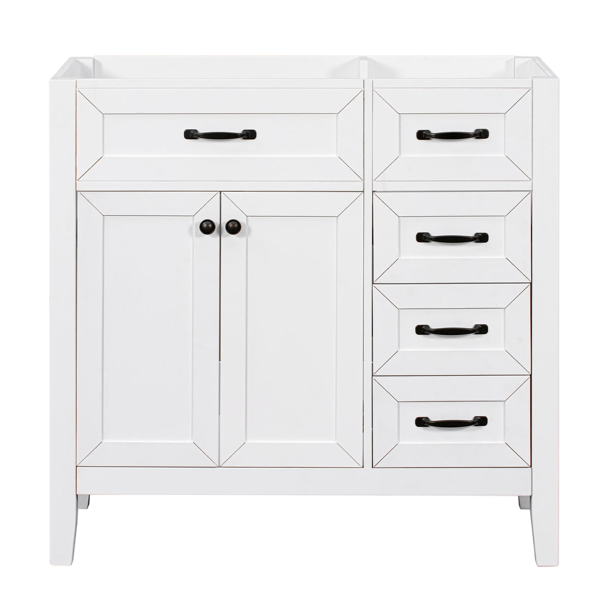 36" Bathroom Vanity Without Sink - Cabinet Base Only