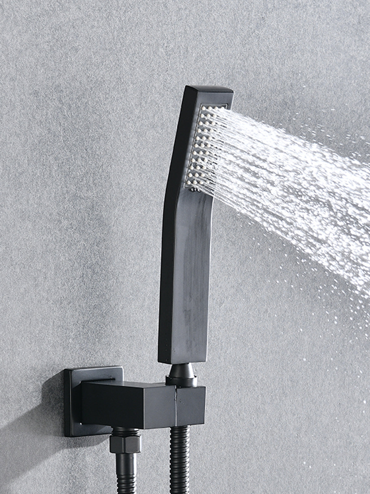 Shower System with Tub Spout and 12 Inch Shower Head