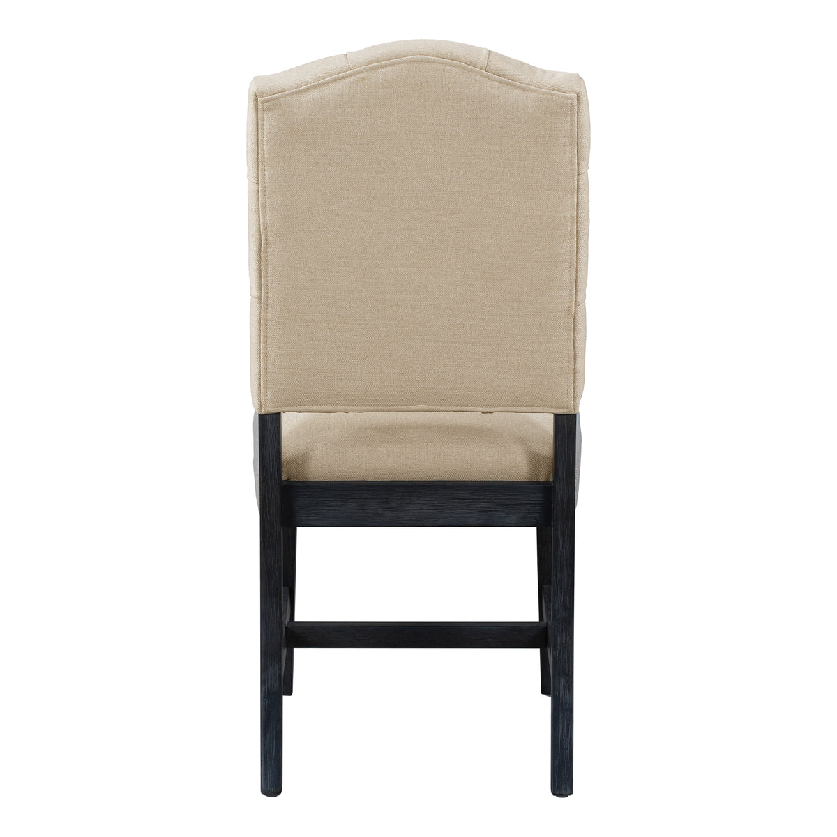 TREXM Retro Style Dining Chair Set with 4 Upholstered Chairs