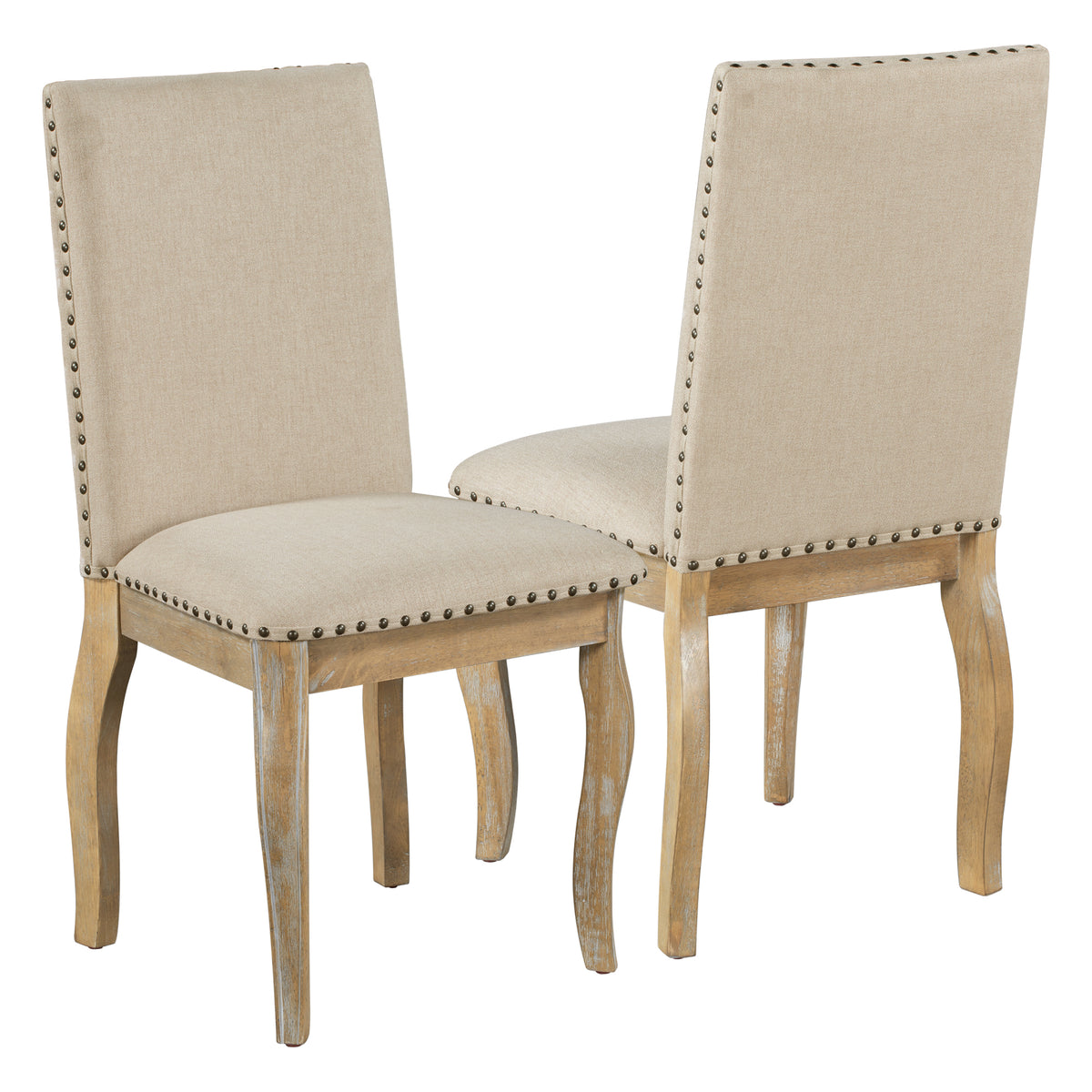 TREXM Set of 2 Dining Chairs