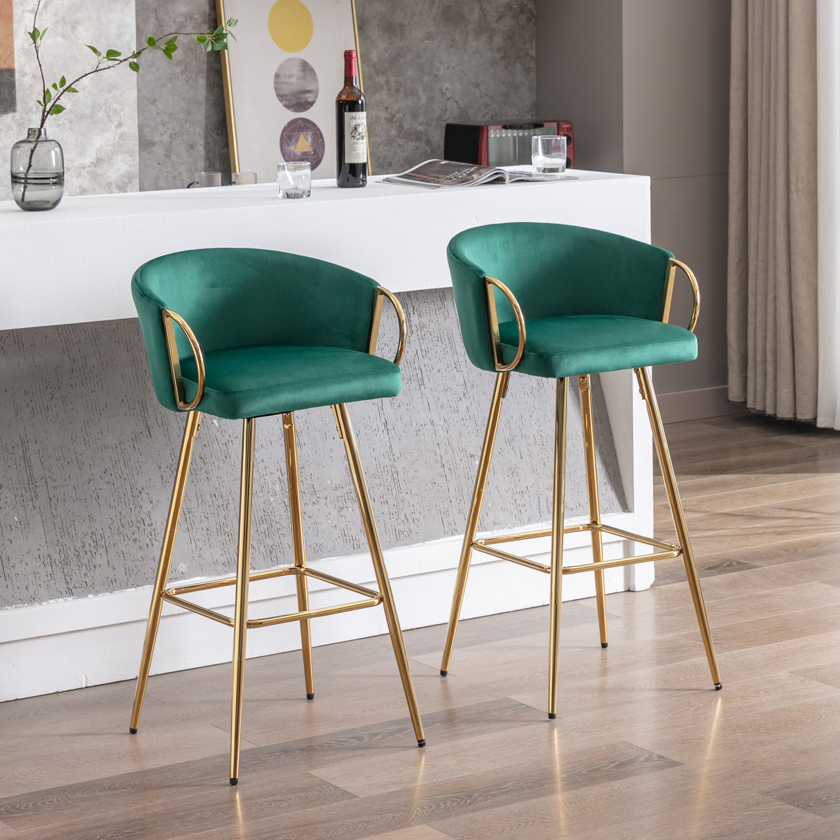 30 Inch Set of 2 Bar Stools