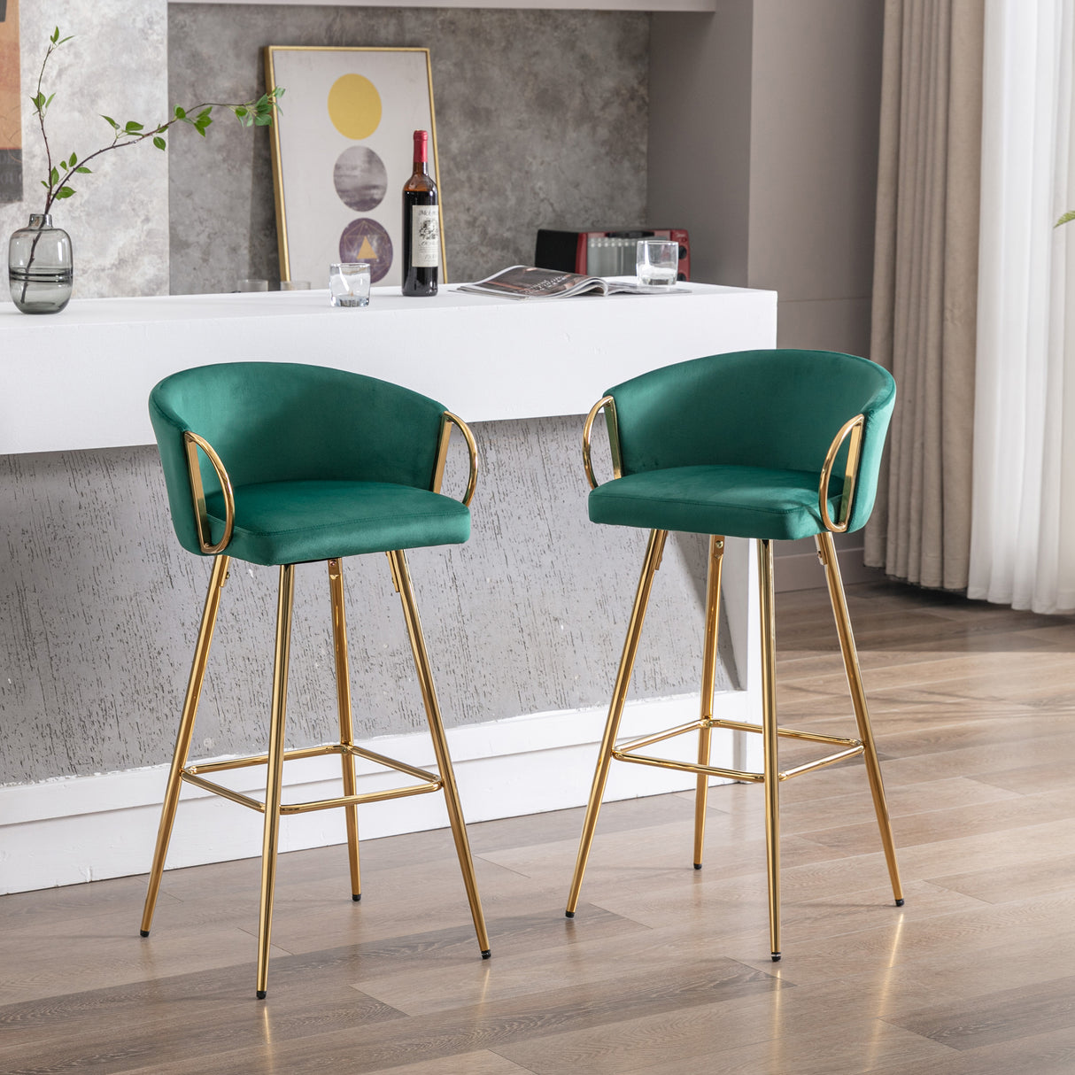 30 Inch Set of 2 Bar Stools