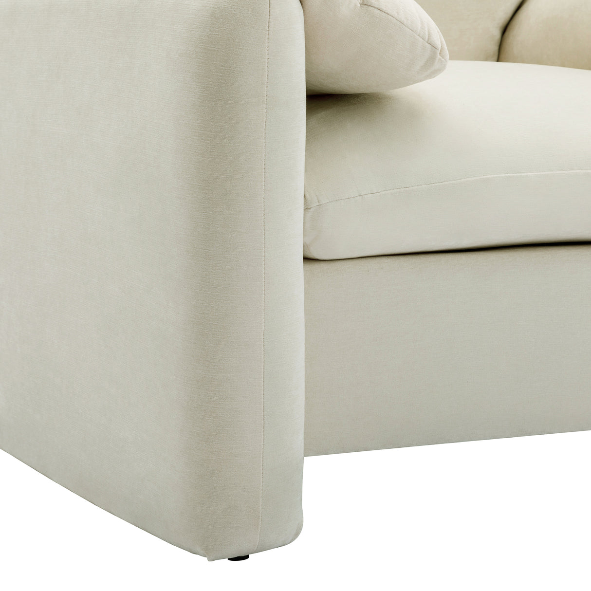 Modern Style Chenille Oversized Armchair Accent Chair