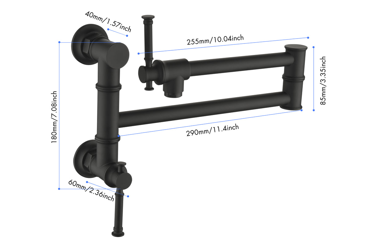 Pot Filler Faucet Wall Mount