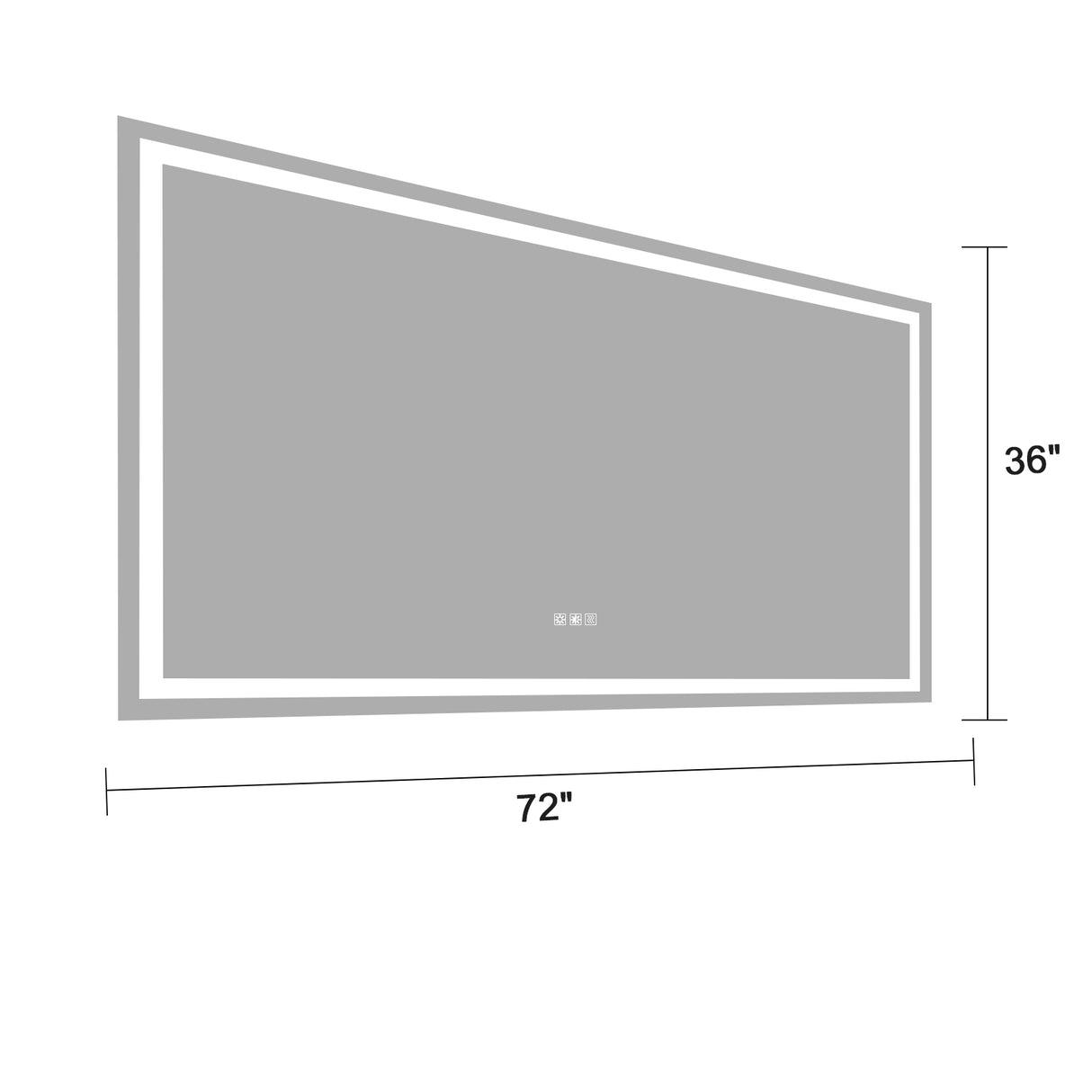 72"×36" LED Mirror Light Bathroom