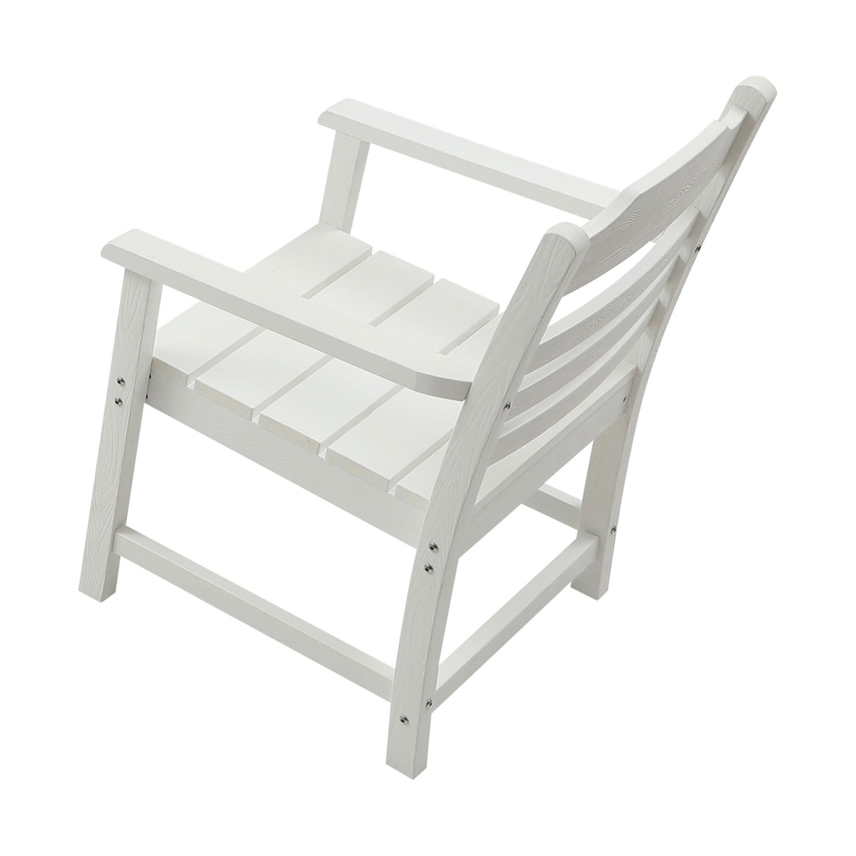 Patio Dining Chair with Armset Set of 2, Pure
