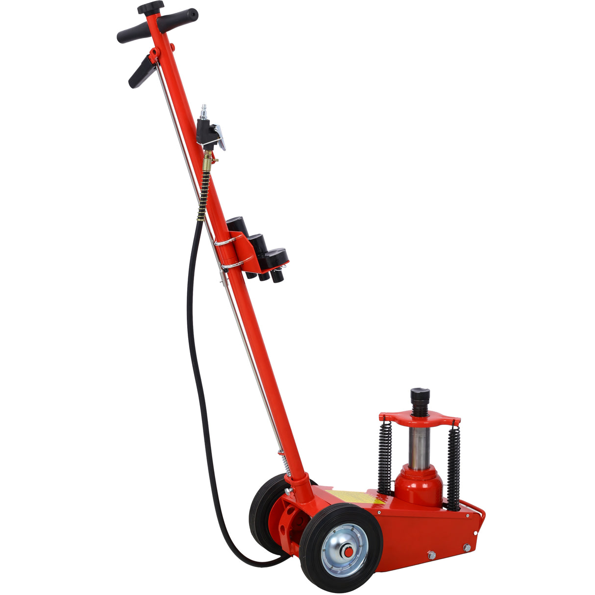 35 Ton Hydraulic Floor Jack Air-Operated Axle Bottle Jack with Extension Saddle Set